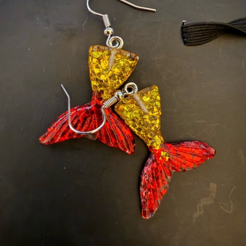 *BOGO* Colorful Fish Tail Earrings